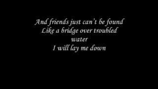 Johnny Cash - Bridge over troubled water lyrics