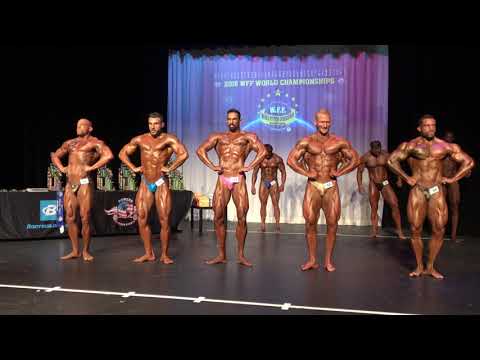 1st Group Comparisons - Men Athletic - WFF World Championship 2018