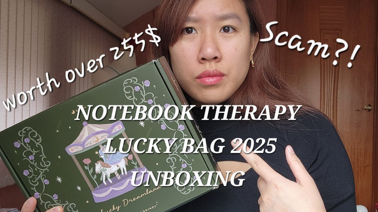 NOTEBOOK THERAPY LUCKY BAG 2025 UNBOXING
