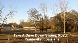 preview picture of video 'Greater Baton Rouge Neighborhoods Driving Tour of Prairieville Louisiana Swamp Road'