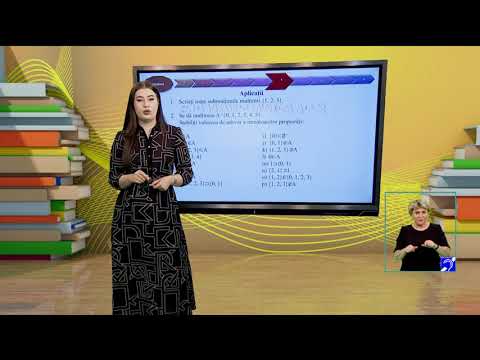 TeleŞcoala: Matematică clasa a VIII-a – Mulţimi. Relaţii între mulţimi (@TVR2)