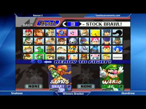 Rescue 2 SSBB - Snakeee vs Jbandrew