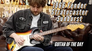 Video thumbnail for 1966 Fender Stratocaster Sunburst | Guitar of the Day by Normans Rare Guitars