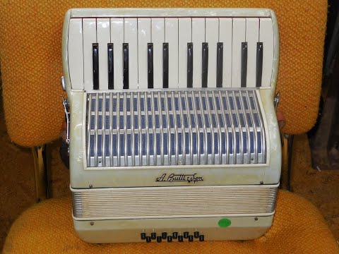 A. Butti & Son 12 bass piano accordion #445 (sold)
