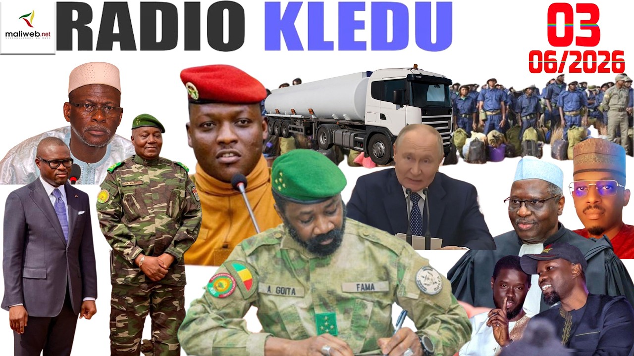 La Revue de Presse de la RADIO KLEDU du 03 Juin 2026