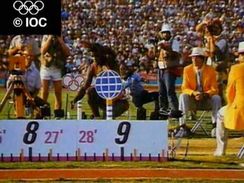 Carl lewis at the 1984 olympics