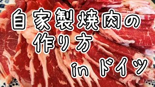 【ヨーロッパVlog】焼肉屋さんのないドイツで焼肉が食べたくなった時、あなたならどうする～♪