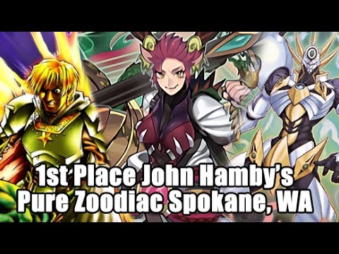 1st Place John Hamby's Pure Zoodiac w/ Kaiju Side Deck Profile & Report Spokane WA Regional