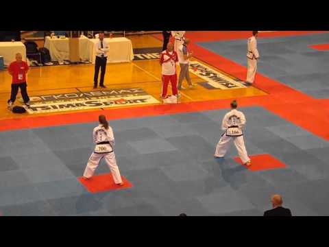 Jenna Wakely (WAL) v Katie Oliff (ENG) - Female III Dan Pattern