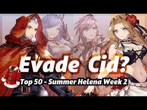 WOTV Top 50 Arena · TG Cid Orlandeau Evade PvP Test ft Lightning, Sylvie · Summer Helena Week 2