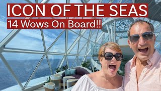 14 WOW Moments on Icon of the Seas | Royal Caribbean’s Biggest Cruise Ship