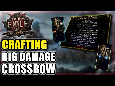 How to Craft an Endgame Crossbow to Increase DPS in 0.3.0 | Path of Exile 2