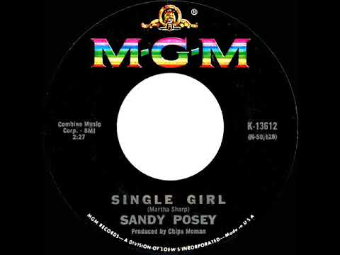 1966 HITS ARCHIVE: Single Girl - Sandy Posey (mono 45)