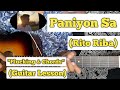 Paniyon Sa - Rito Riba | Guitar Lesson | Plucking & Chords | (Cover Version)