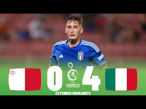 Italy vs Malta | Highlights | U19 European Championship 03-07-2023