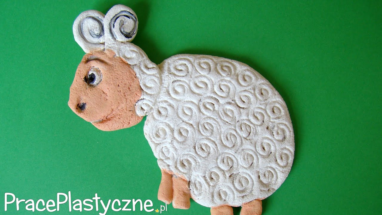 Jak zrobić baranka z masy solnej?