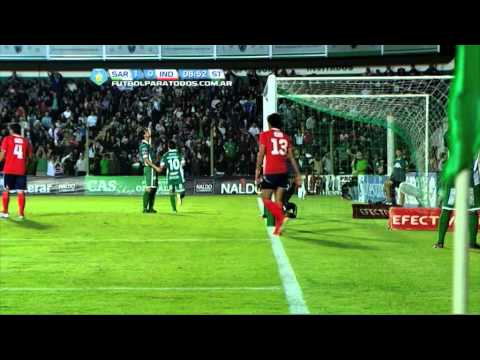 Sarmiento lo tuvo dos veces. Sarmiento-Independiente.Fecha 30.Fútbol Para Todos