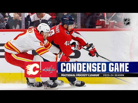 Calgary Flames vs Washington Capitals - Oct 16, 2023 HIGHLIGHTS