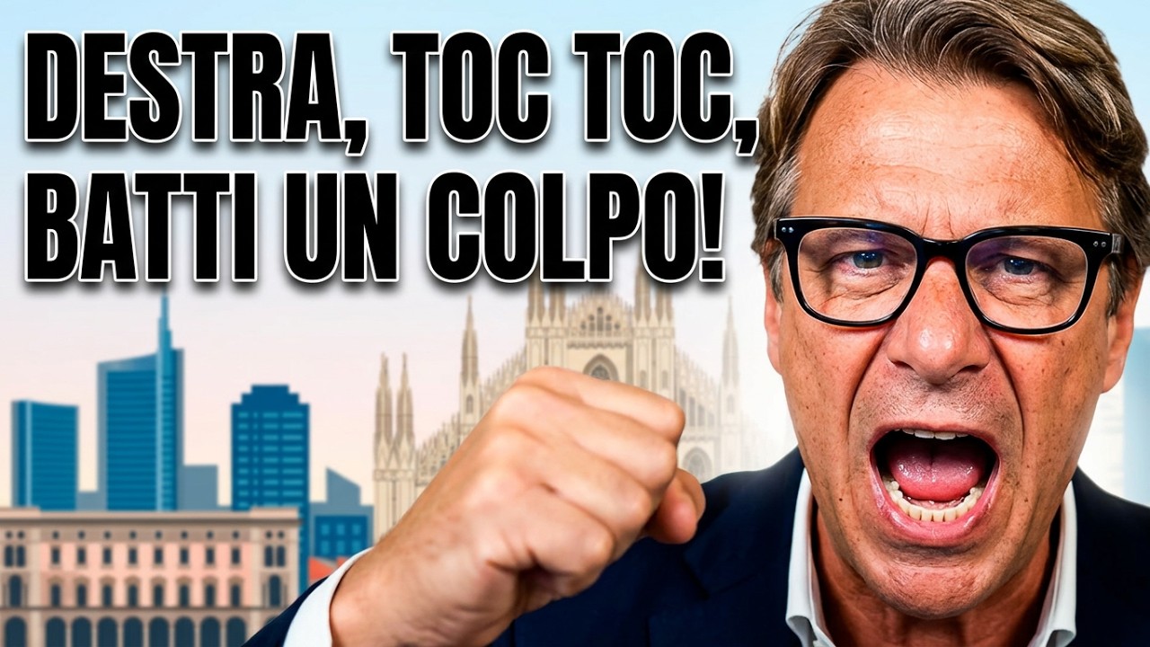 NICOLA PORRO: "TOC TOC DESTRA, SE CI SEI SU BATTI UN COLPO SU MILANO"