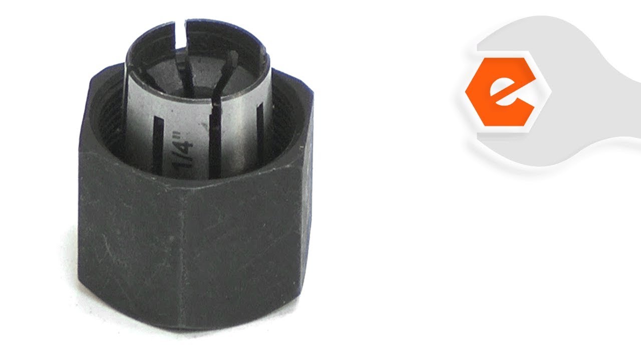 Replacing your DeWALT Router Collet And Nut (1/4-inch)