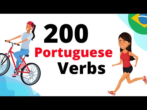 Learn Portuguese Verbs 🤸🏻‍♂‍ TOP 200 VERBS IN PORTUGUESE 🏃‍♀‍Perfect Portuguese Lesson