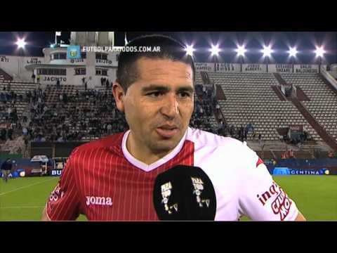 Riquelme: "El objetivo es volver a Primera". Racing 0 - Argentinos 1. 8vos. Copa Argentina. FPT