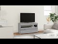 Mobile Porta TV con Luci LED Grigio Sonoma 75x35x40 cm - Foto miniatura 1