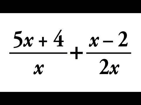 SUMA DE FRACCIONES ALGEBRAICAS CON DISTINTO DENOMINADOR. Matemáticas Básicas