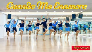 Cuando Me Enamoro Line Dance (Improver)