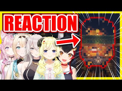 holoyume - VTuber ENG Subs ホロ夢 - JP Members React To Holo ID Yagoo Statue In Minecraft 【ENG Sub Hololive】