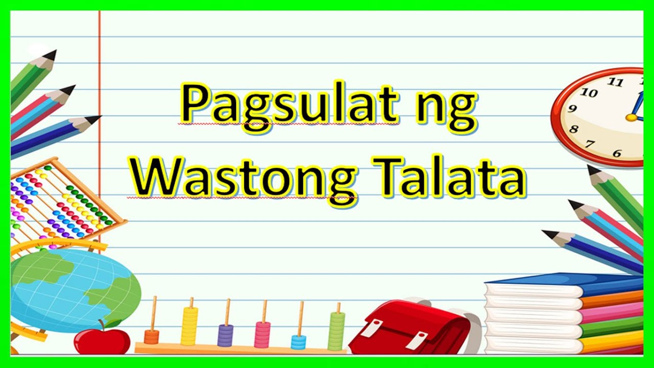 Pagsulat ng Talata
