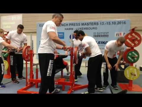 European Masters Men's Bench Press 2016, M3-M4, -59..120+kg
