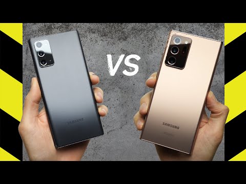 Galaxy Note 20 vs. Galaxy Note 20 Ultra Drop Test!