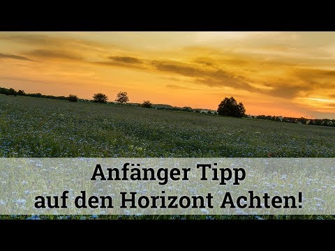 Anfänger Quick Tipp #31 Horizont beachten