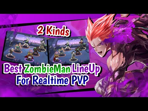 Best ZombieMan Line Up For Realtime PVP With All Character Is Free! || One Punch Man: The Strongest