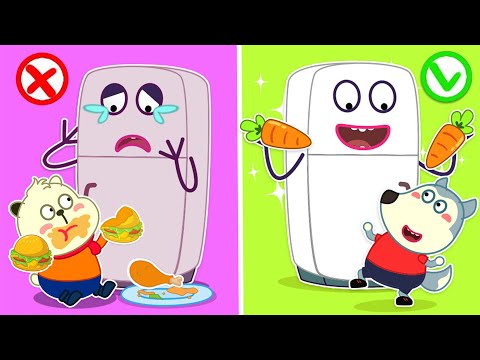 Bearee Family⭐️ Don't Eat Too much Hamburgers -Bearee and Wolfoo learns healthy habits |Kids Cartoon