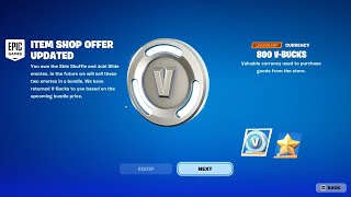 Fortnite just Gifted FREE 800 Vbucks..