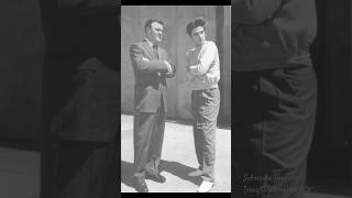 Elvis Presley and Eddy Arnold. 1957.Both Eddie Arnold and Elvis were managed by Colonel Tom Parker.