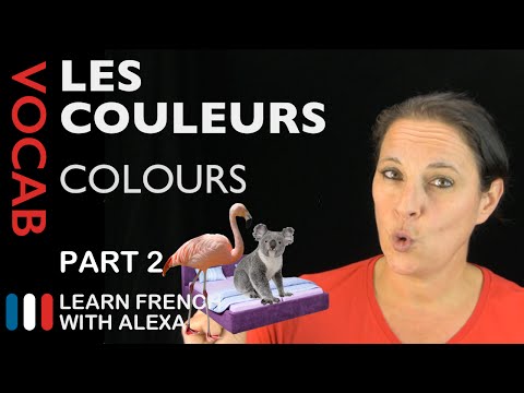 Colours in French Part 2 (basic French vocabulary from Learn French With Alexa)
