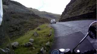 preview picture of video 'Triumph Bonneville Buttermere to Honister Pass Part 2'