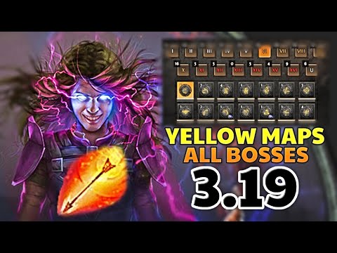 All Bosses From Yellow Maps in 3.19 | Path of Exile - Lake of Kalandra League