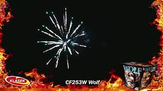 Ohňostrojový kompakt Wolf šikmý