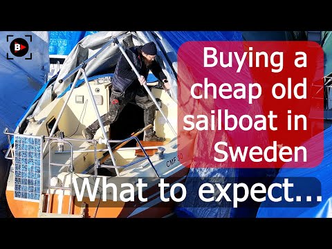 Buying a Cheap Comfort 30 Sailboat in Sweden – Fix & Flip Project!