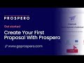 How To Create a Business Proposal Using Prospero