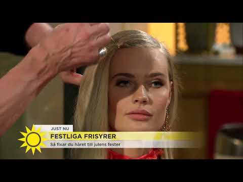 Fixa hovfrisörens festliga frisyrer! - Nyhetsmorgon (TV4)