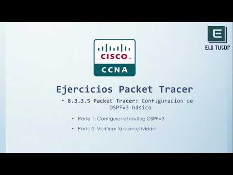 8.3.3.5 Packet Tracer: Configuración de OSPFv3 básico