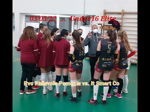 03/03/22 FIPAV U16 Elite  Ore 18:30 - RVC Pallavolo Pomezia  vs. ITS MARTCO  Virtus