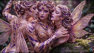 Amethyst Dreams | Purple & Gold Fairy Realm | 4K Visual AI Art Experience
