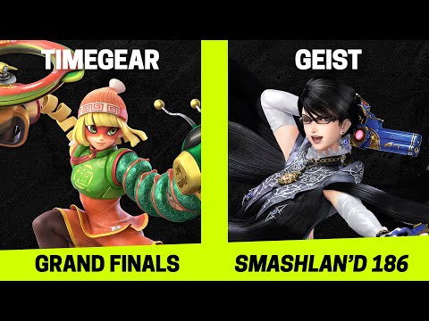 SmashLAN'd 186 Grand Finals - TimeGear (Min Min) vs Geist (Bayonetta) - SSBU Tournament
