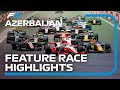 F2 Feature Race Highlights | 2023 Azerbaijan Grand Prix